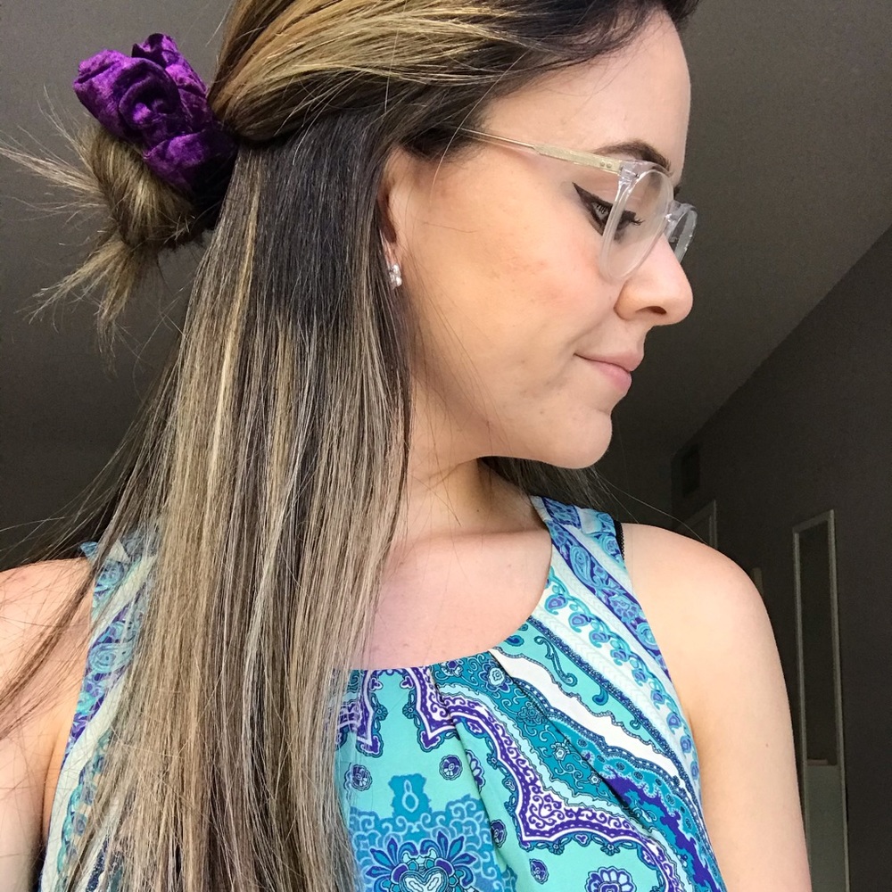 Turquoise paisley dress